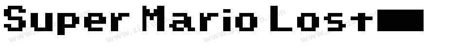 Super Mario Lost字体转换